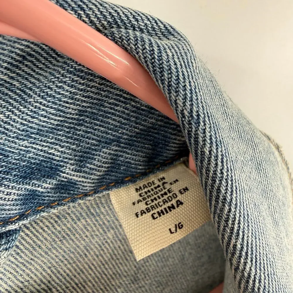 Levi's x Denim Tears Jean Jacket Men’s Size Large NEW Collab 100% Cotton NWOT